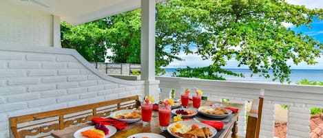 Opções para refeição no quarto