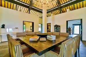 Luxury Villa, 3 Bedrooms, Private Pool, Beach View | In-room dining