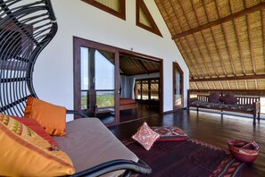 Luxury Villa, 4 Bedrooms, Private Pool, Sea View | Balcony view