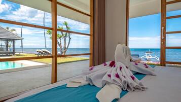 Luxury Villa, 6 Bedrooms, Private Pool, Beach View | 4 bedrooms, free WiFi