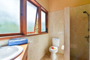 Villa, 3 Bedrooms | Bathroom | Shower, hair dryer, towels, soap - Villa Sea View (Kubutambahan)