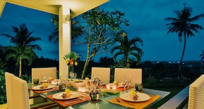 Luxury Villa, 3 Bedrooms, Private Pool, Ocean View | In-room dining