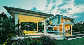 Front of property – evening/night - Villa Zoubi Bali (Seririt)