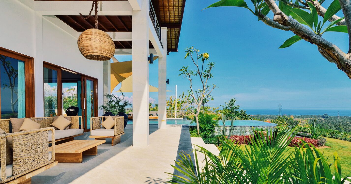 Luxury Villa, 3 Bedrooms, Private Pool, Sea View | Terrace/patio