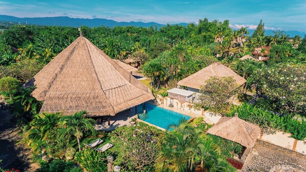 Aerial view - Villa Pelabuhan (Banjar)