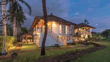 Front of property – evening/night