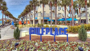 A beachfront hotel with a sign reading "GULFPLACE". - ☀️Top Floor-Gulf Views-Pools-30A-Gulf Place Getaway (Santa Rosa Beach)