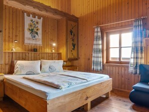 Chalé | 2 quartos, individualmente mobiliados, roupa de cama