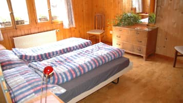House | 2 bedrooms, individually furnished, bed sheets