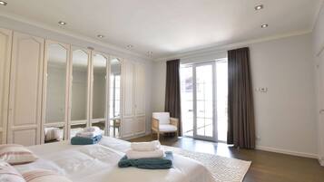 7 bedrooms, individually furnished, iron/ironing board, bed sheets