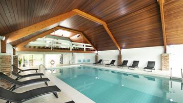 Indoor pool, outdoor pool