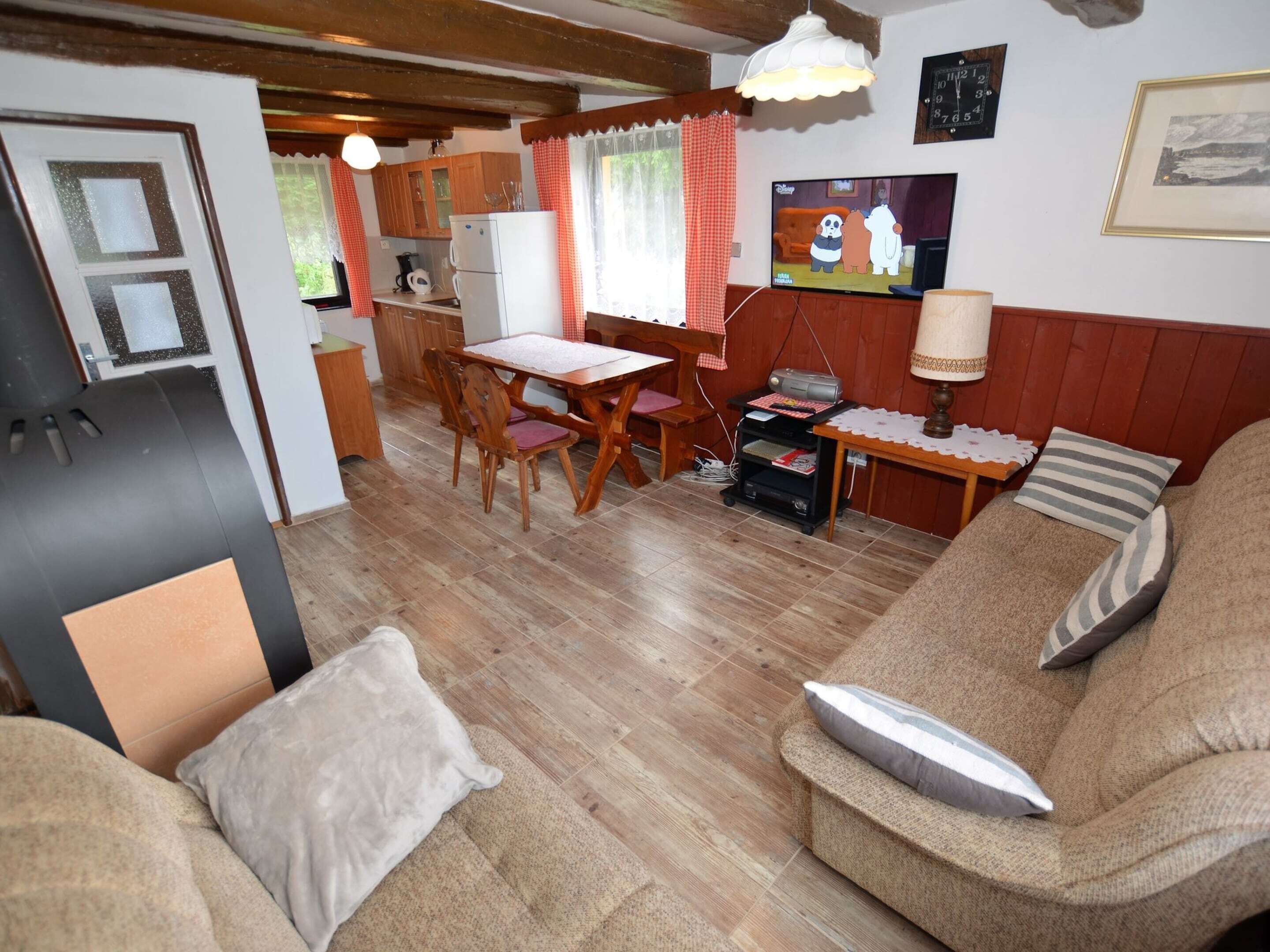 House | Living area | Fireplace