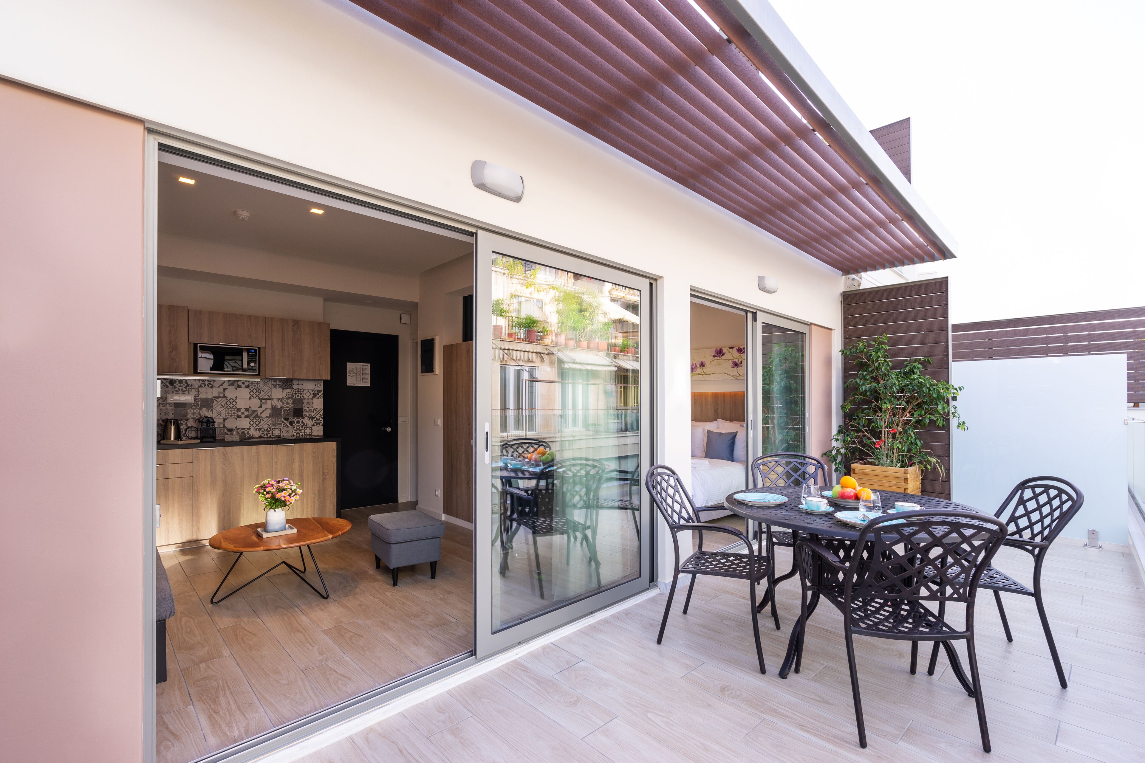 Deluxe appartement, balkon (401) | Balkon