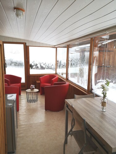 Chaleureusement appartement au pieds des pistes de ski Hirmentaz