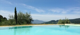 Modern Poolside Home in Pescia