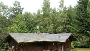 Exterior - Wooden, Quietly-located Chalet With Garden on the Edge of the Forest in the French Countryside (La Bresse)