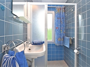 Bathroom - Lovely Holiday Home With Terrace, Garden, Awning, Heating (Oberharz am Brocken)