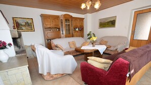 Huis | Woonkamer | Een open haard