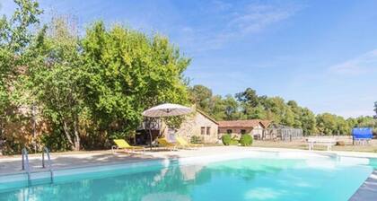 Magnificent Castle at a Unique Location in Pressac, With a Shared Swimming Pool