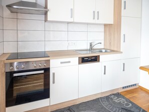 Apartment | Private kitchen | Highchair - Apartment in Tropolach Near Nassfeld (Hermagor-Pressegger See)