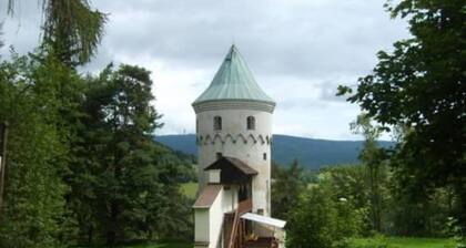 Peaceful Villa in the Hills of Jachymov Near Spas