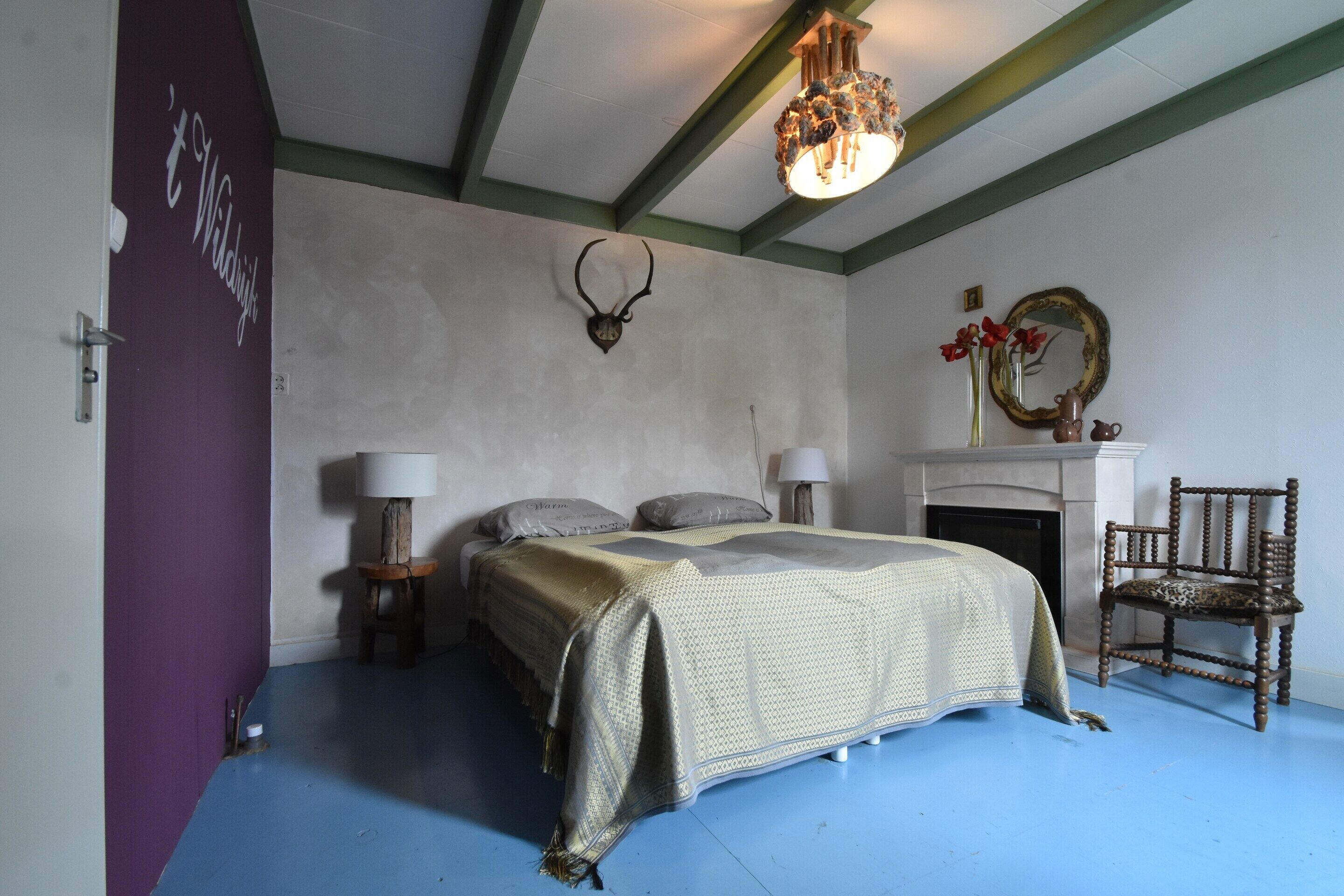 House | 2 bedrooms, individually furnished, bed sheets