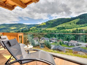 Chalet | View from property - Chalet in Muehlbach am Hochkoenig With Sauna (Muehlbach Am Hochkoenig)