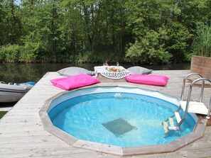 Outdoor pool - Cosy Holiday Home in Loosdrecht With Pool (Loosdrecht)