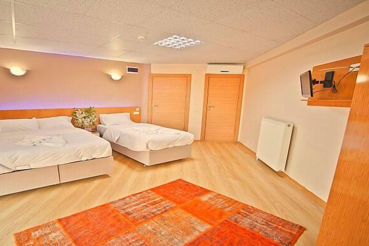 Standard Triple Room | Minibar, desk, laptop workspace, blackout curtains