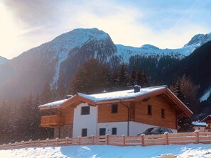Chalet | Exterior - Luxurious Tauernlodge With Private Wellness Sauna (Krimml)