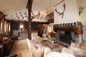 Villa | Living room - Villa in Ommen With Private Pond (Rheezerveen)