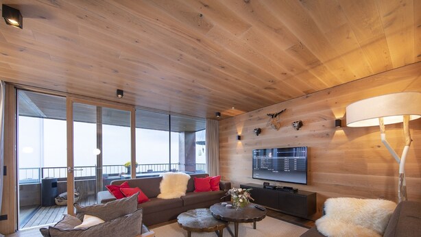 Fireplace - Peaceful Chalet in Bramberg am Wildkogel With Sauna (Bramberg am Wildkogel)