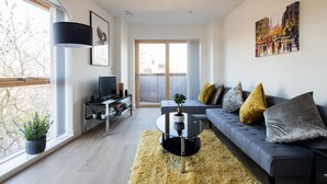 Two Bedroom Apartment | Living room - Stunning flat in the heart of Shoreditch (London)