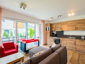 Ferienhaus | Eigene Küche | Wasserkocher mit Kaffee-/Teezubehör, Hochstuhl