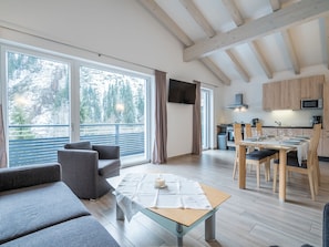 Living room - Modern Apartment in Saalbach Near Ski Area (Viehhofen)