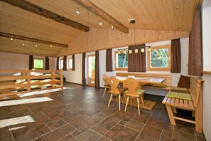 Chalet | Dining - Gorgeous Chalet with Hot Tub in Tyrol (Hopfgarten im Brixental)