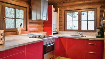 Chalet | Dapur pribadi | Kursi makan untuk bayi