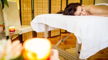 Body treatments, aromatherapy, hot stone massages, Swedish massages