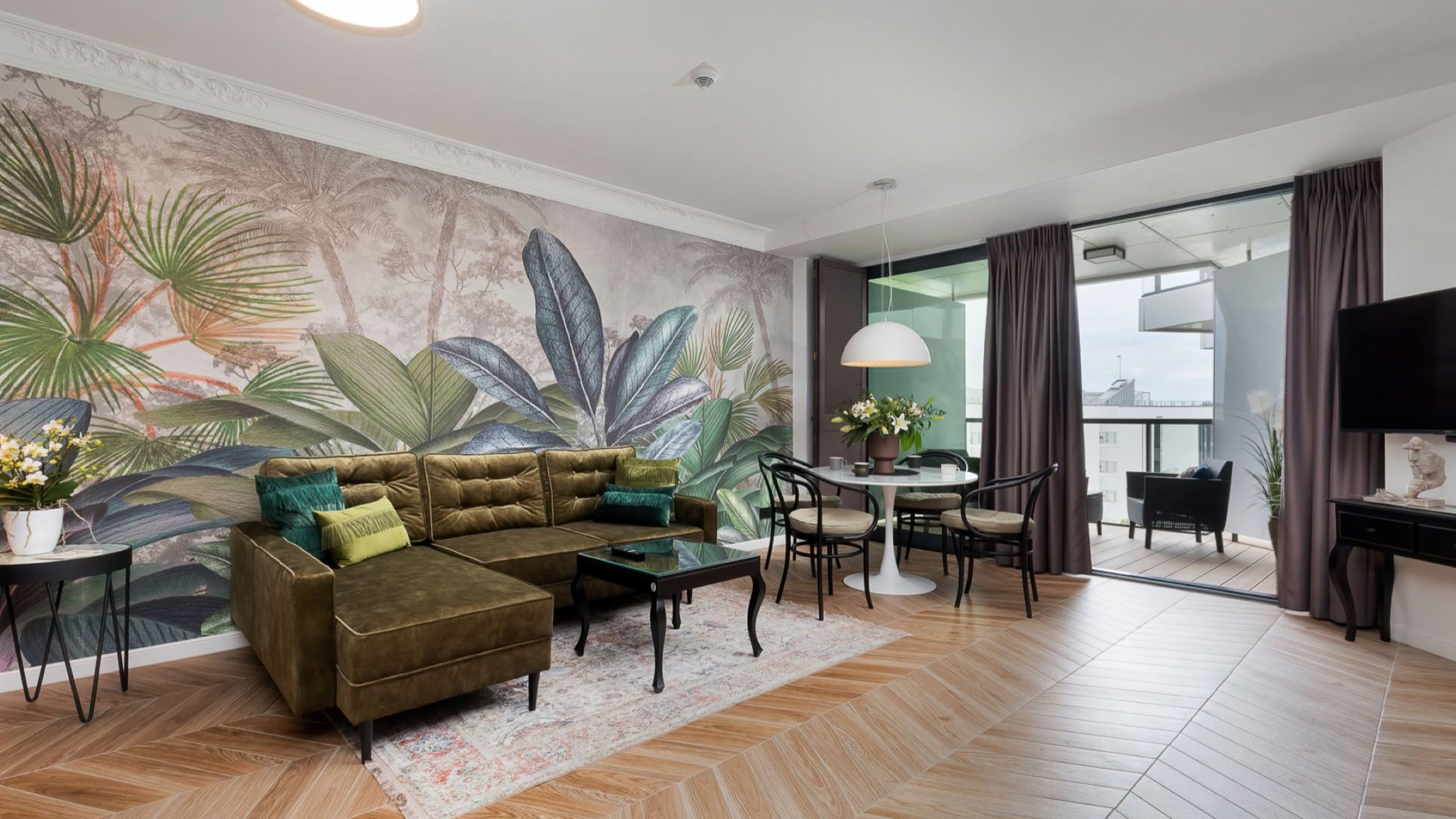 公寓, 海景 (453) | 起居区 | 平板电视