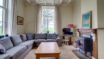 TV connectée, cheminée, baby-foot, table de tennis de table