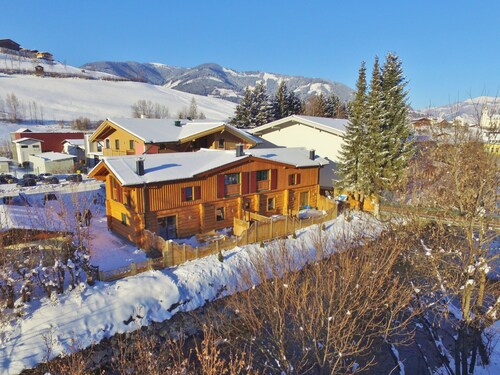 Spacious Chalet with Hot Tub in Kaprun