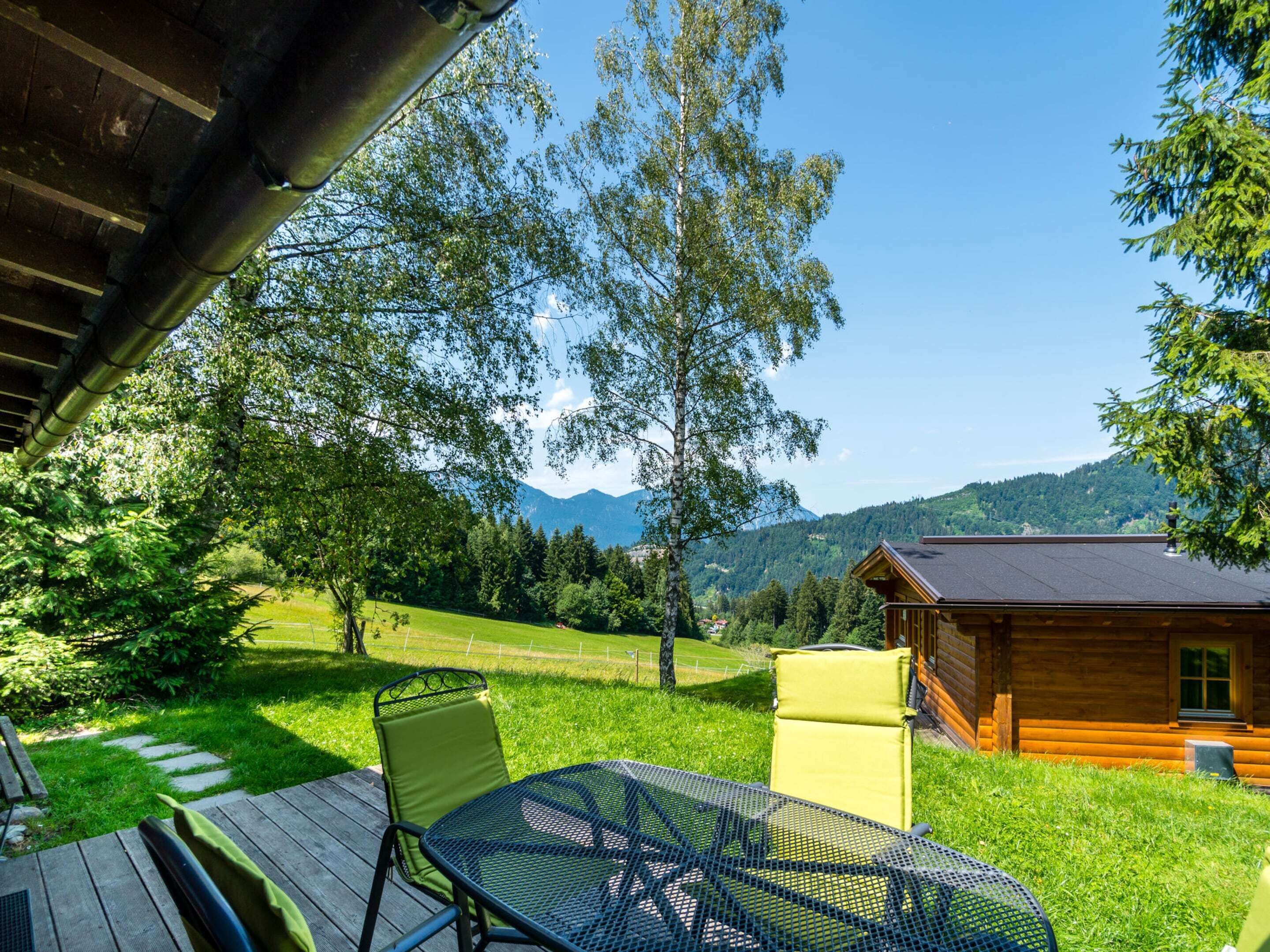 Alpehytte | Utsikt fra overnattingsstedet