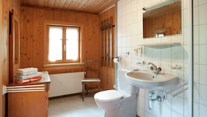 Bathroom - Cozy Apartment with Sauna near Ski Area in Silbertal (Silbertal)