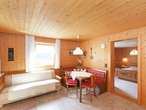 Living room - Comfortable Apartment Near Ski Area in Sonntag (Sonntag)