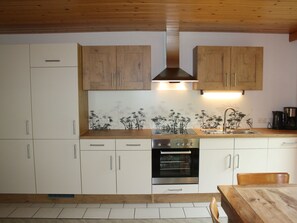 Apartment | Eigene Küche | Wasserkocher mit Kaffee-/Teezubehör, Kühlschrank, Ofen, Geschirrspüler