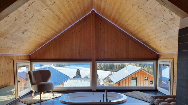 Bathroom - Comfortable Chalet in Hohentauern with Whirlpool near City Center (Hohentauern)