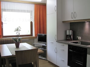 Private kitchen - Cosy Apartment in Dalaas With Terrace, Garden & Ski-storage (Dalaas)