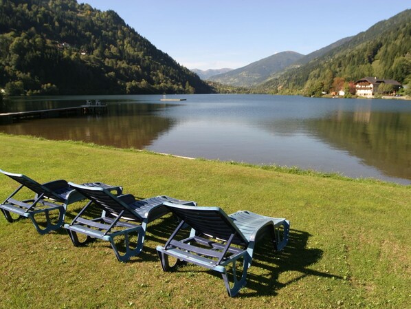 Apartment | View from property - Cozy Apartment in Afritz am See near Gerlitzen Ski Area (Treffen)