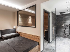 Chalet | Badkamer | Een douche