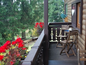 Chalet | Balcony - Private Chalet With Sauna in Afritz am See Carinthia (Treffen)